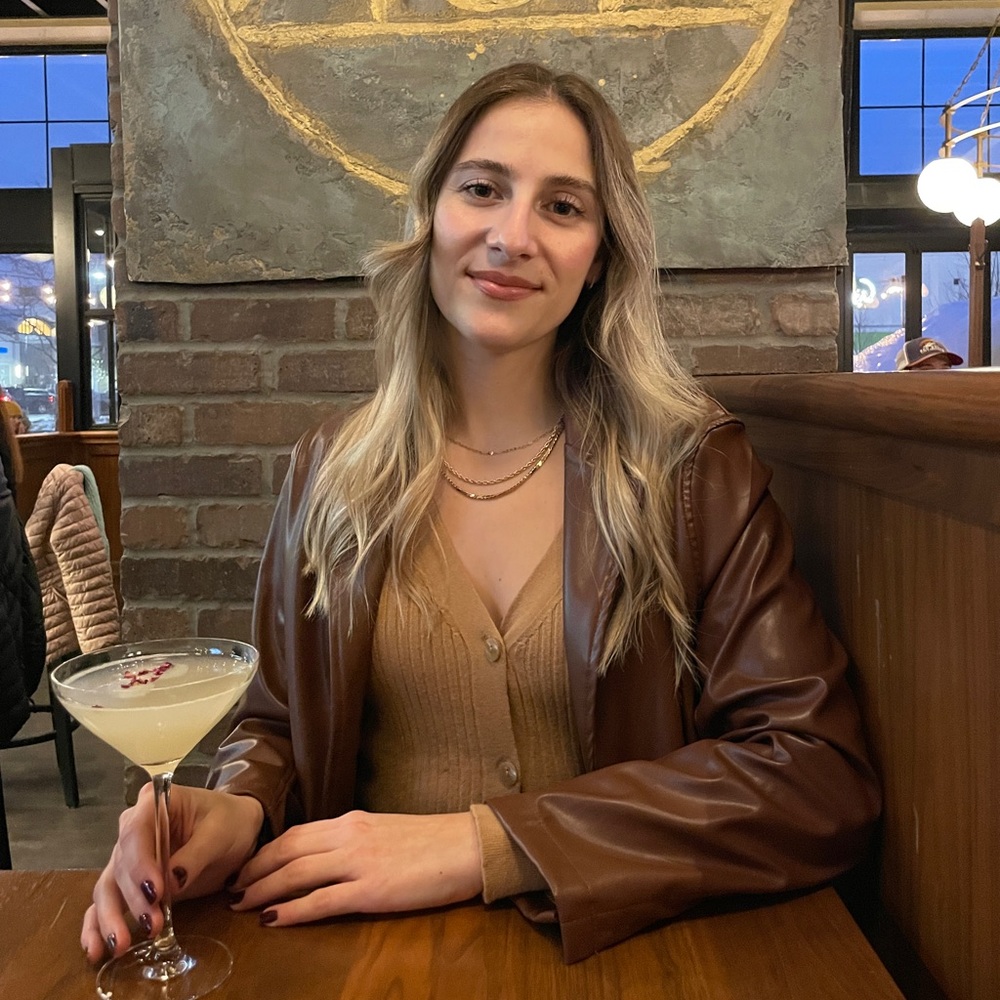 Brown leather jacket
